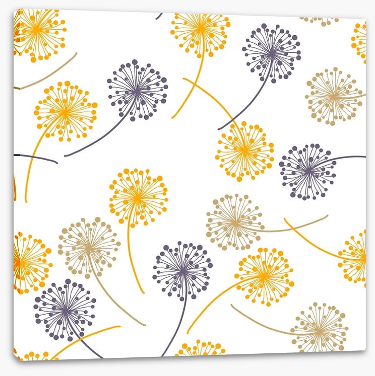 Drifting dandelions
