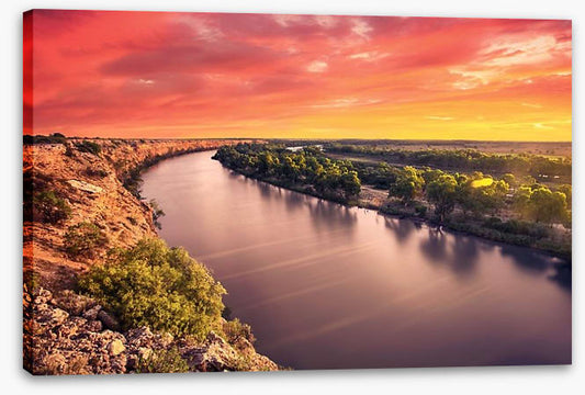 Murray river sunset