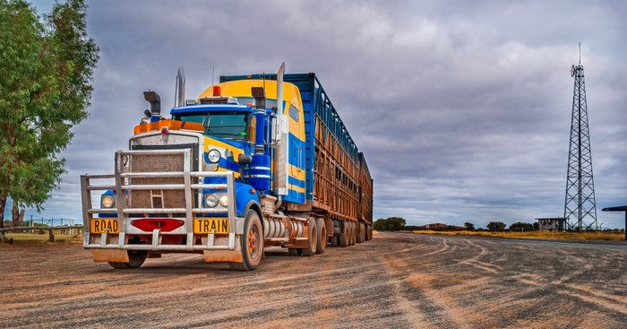 The road train arrives
