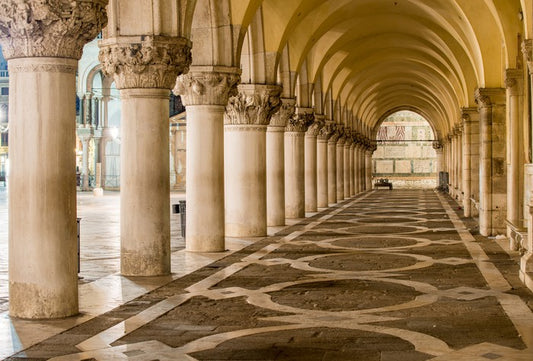 Piazza pillars