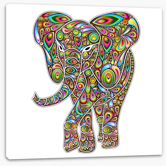 Psychedelic elephant