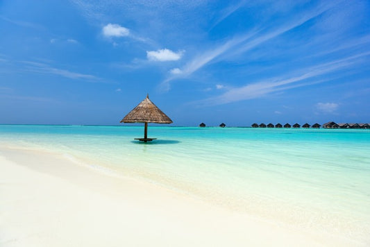 Tropical beach in the Maldives