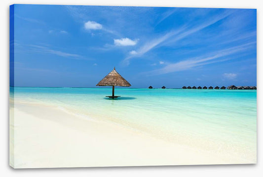Tropical beach in the Maldives