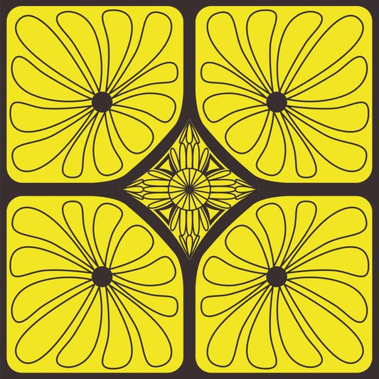Art nouveau daisy