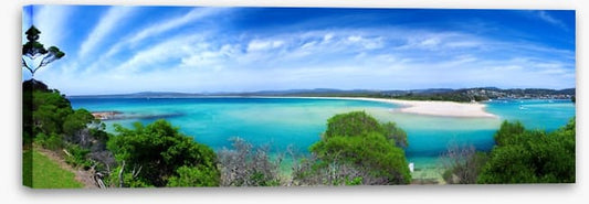 Blue bay panorama