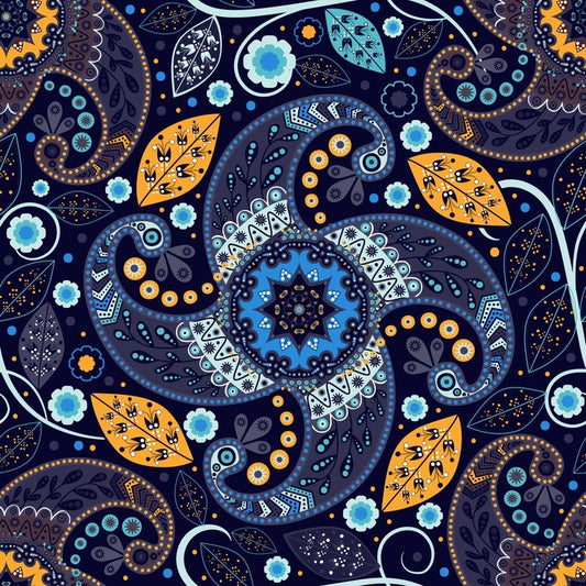 Paisley flower