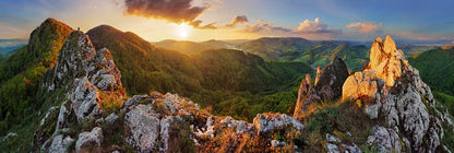 Lighting up the peaks