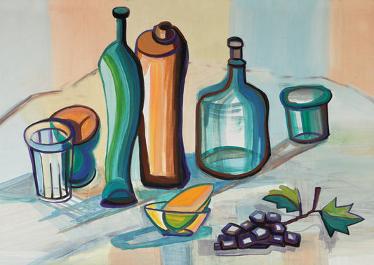 On the table
