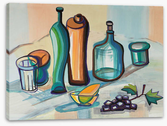 On the table