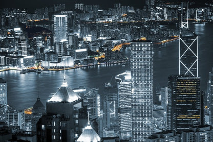 Hong Kong by night