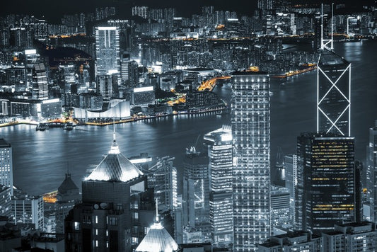 Hong Kong by night