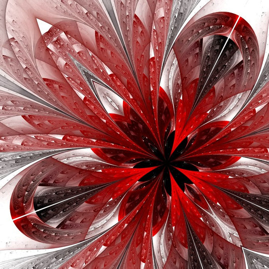 Shiny red fractal
