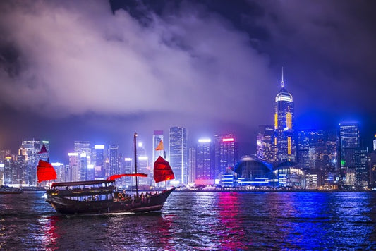 Beautiful Hong Kong harbour