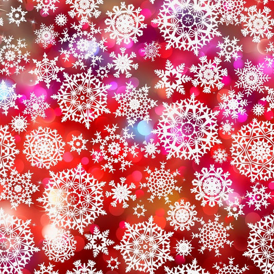 Shimmering snowflakes