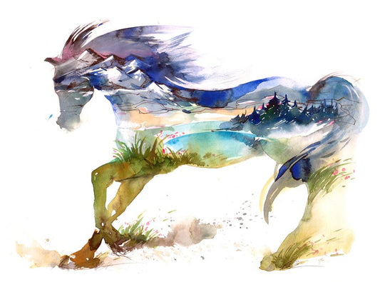 Travelling horse