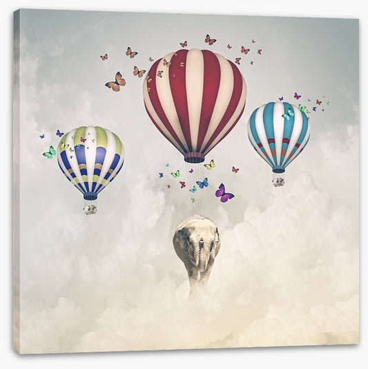 Elephant and balloons