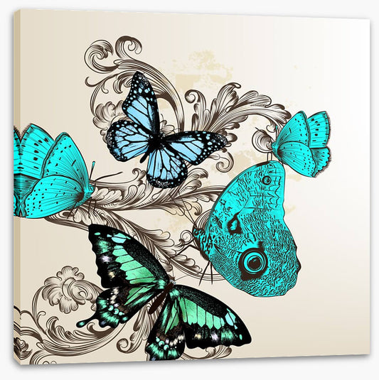 Fluttering blues