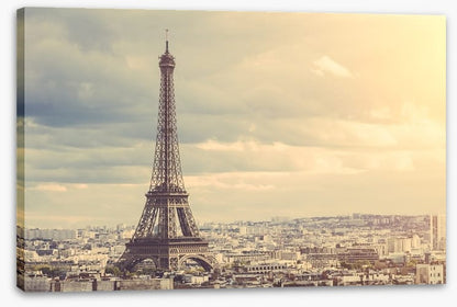The towering Eiffel Tower