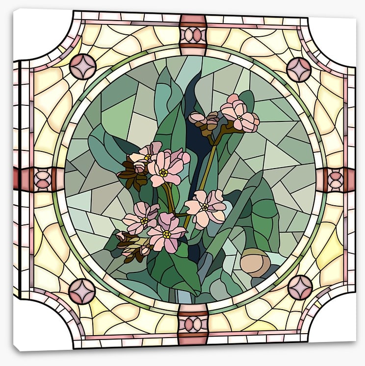 Pink blossom art nouveau