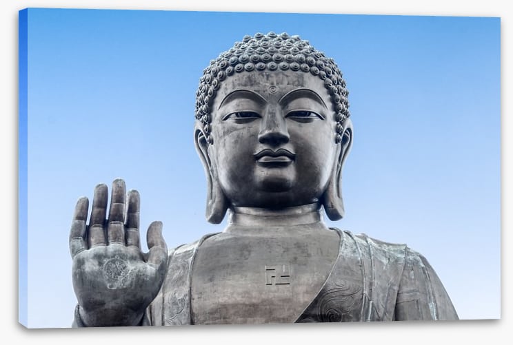 Blue sky buddha