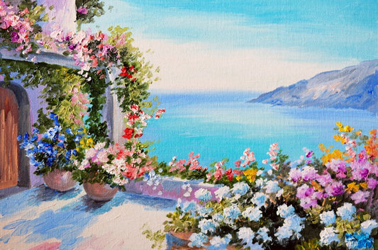 Garden by the sea