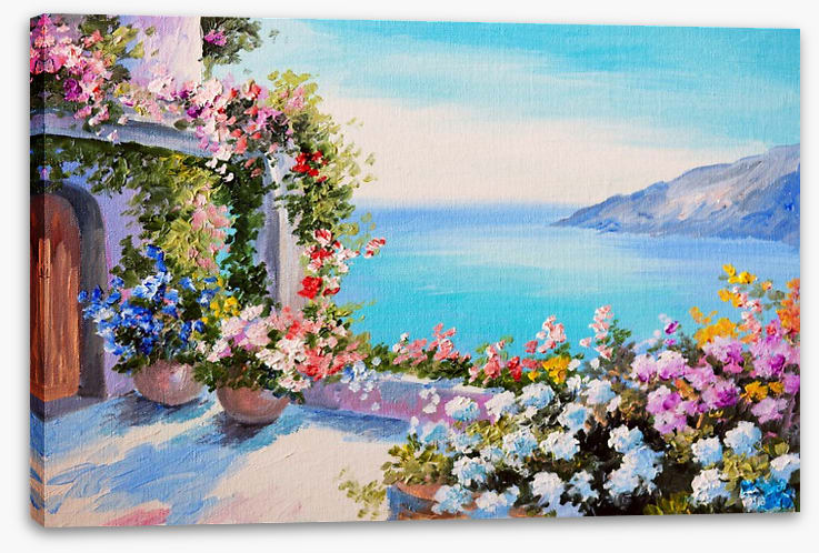 Garden by the sea
