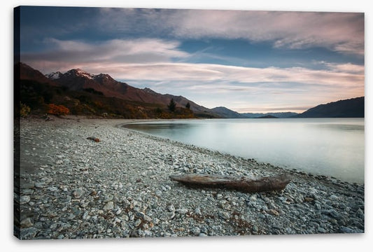 Shore of Lake Wakatipu, New Zealand