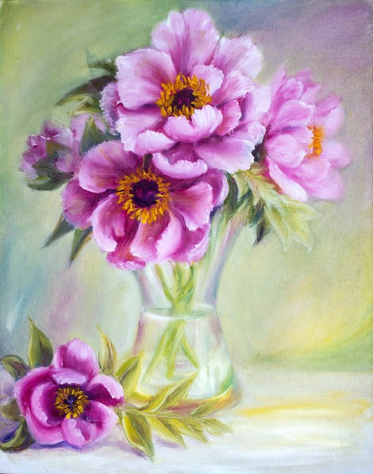 Peonies in a vase