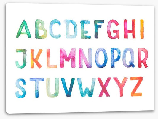 Rainbow letters