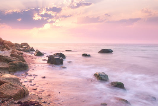 Pink sand sunrise