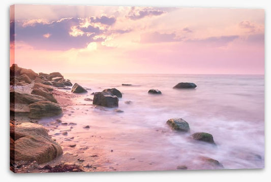 Pink sand sunrise