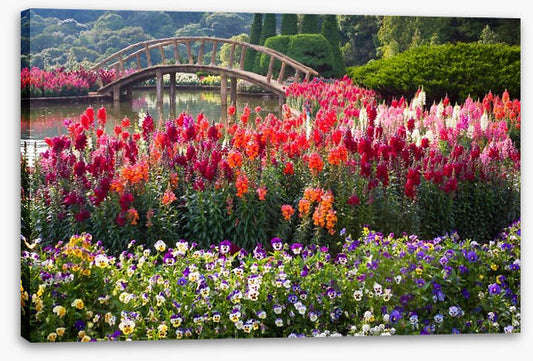 Flower garden bridge