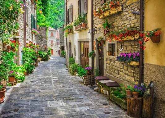 Tuscan facades, Italy