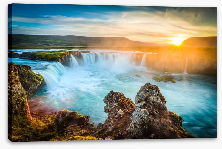 Godafoss sunset