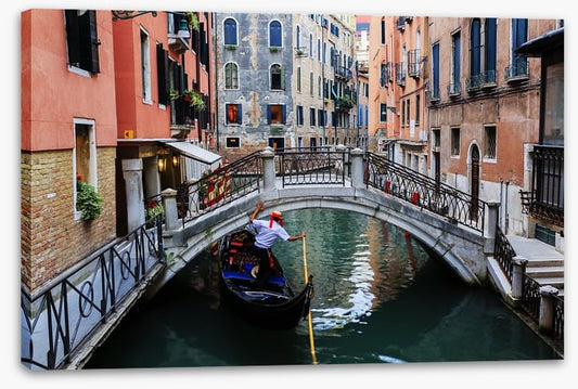 Ducking gondolier