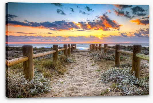 Sunset at the beach