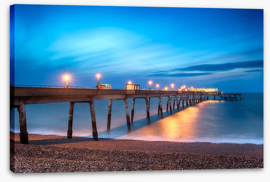 Twinkling pier