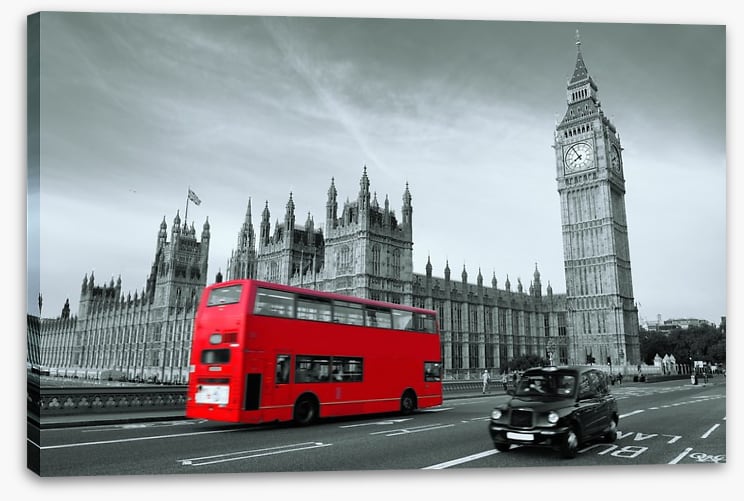 The old red bus