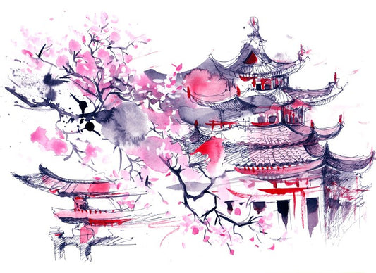 Sakura temple