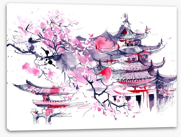 Sakura temple