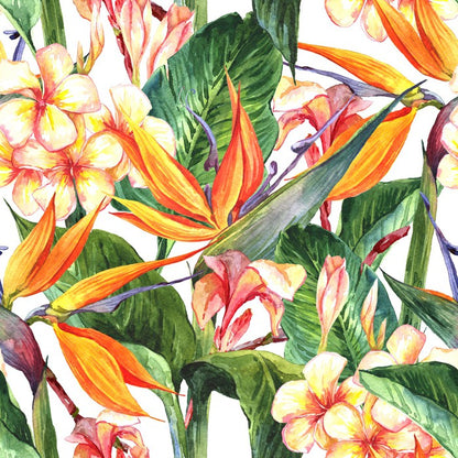 Exotic hibiscus leaves