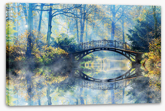 Sunbeam bridge reflections
