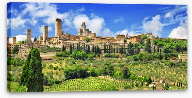 San Gimignano panorama, Italy