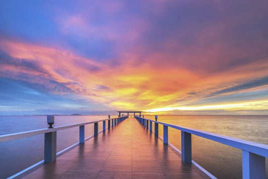 Sunrise over the jetty