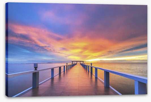 Sunrise over the jetty