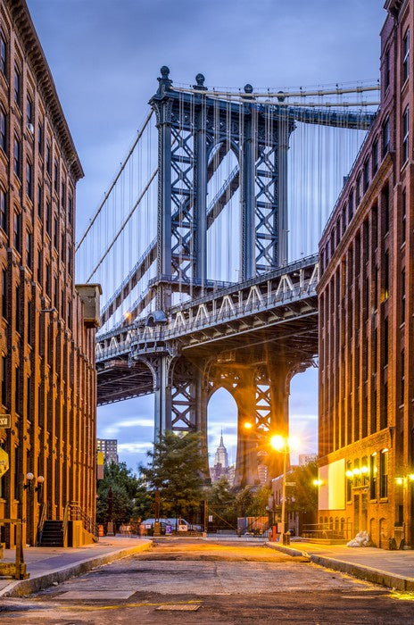 Below the bridge