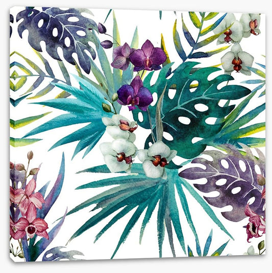 Orchid hibiscus leaves
