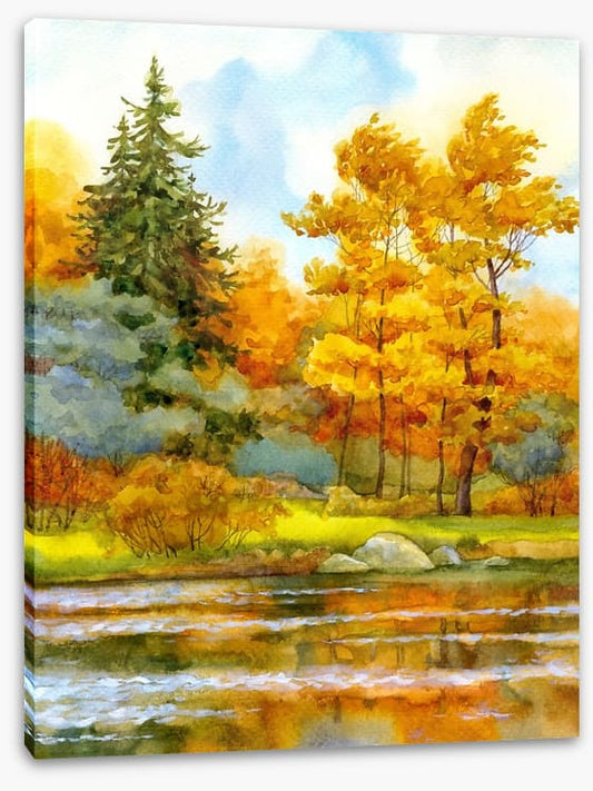 Autumn by the lake