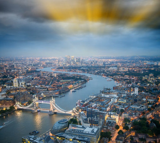 Last rays over London