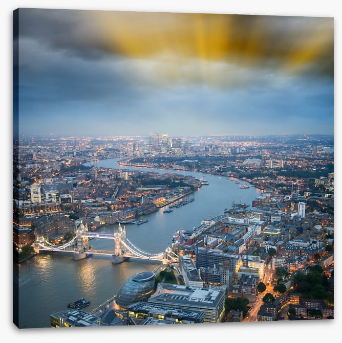Last rays over London
